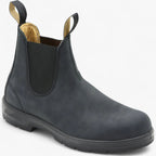 George | Men's Chelsea Leather Slip-On Ankle Boots, Classic Slip-On Boots | My Sweet Wardrobe