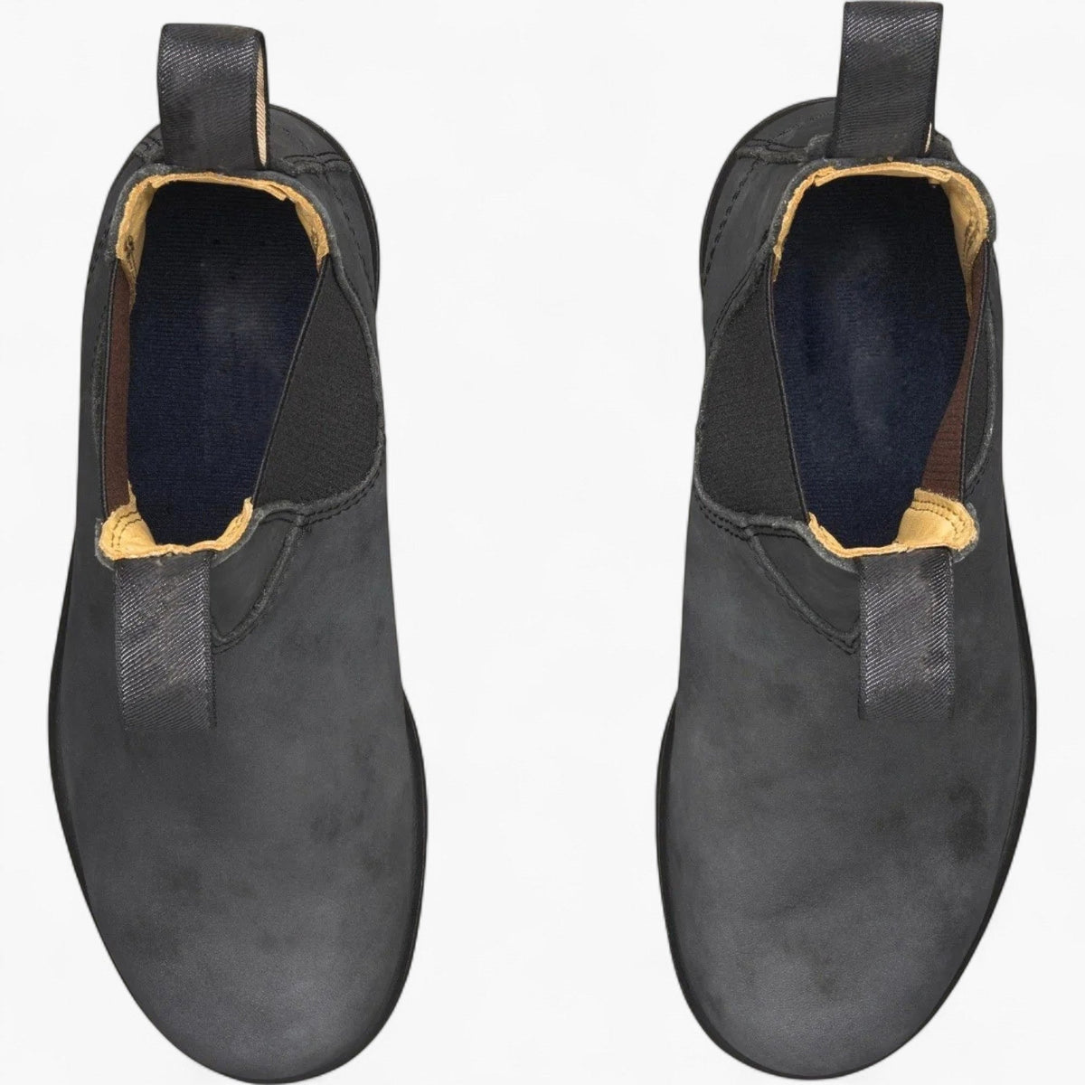 George | Men's Chelsea Leather Slip-On Ankle Boots, Classic Slip-On Boots | My Sweet Wardrobe