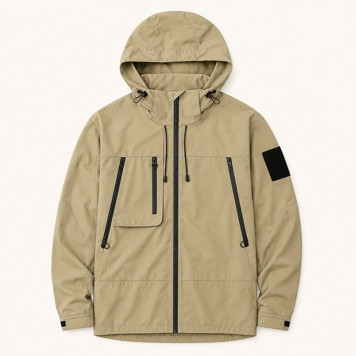 Graham | Men's Lightweight Waterproof Hooded Rain Jacket, Windproof Autumn Jacket | My Sweet Wardrobe