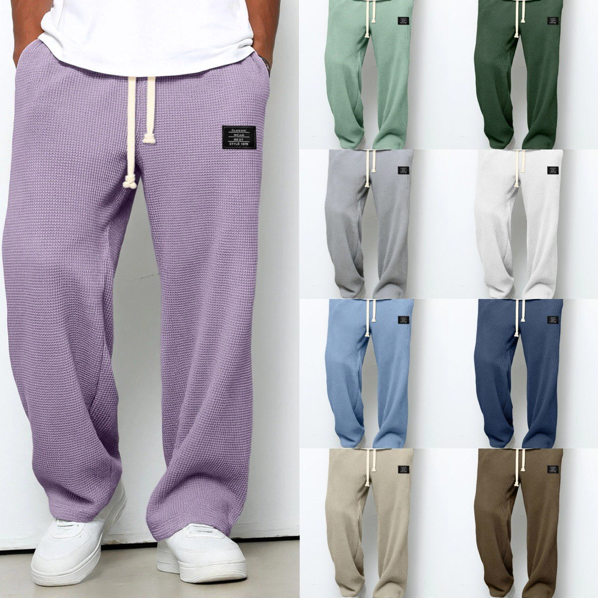 Graham | Women's Relaxed Lace Trousers, Straight-Leg Everyday Trousers | My Sweet Wardrobe