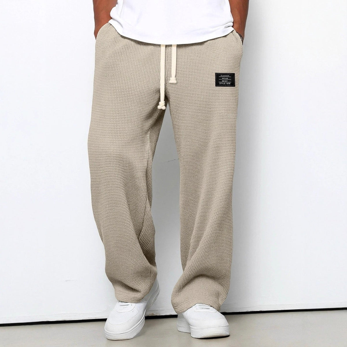 Graham | Women's Relaxed Lace Trousers, Straight-Leg Everyday Trousers | My Sweet Wardrobe
