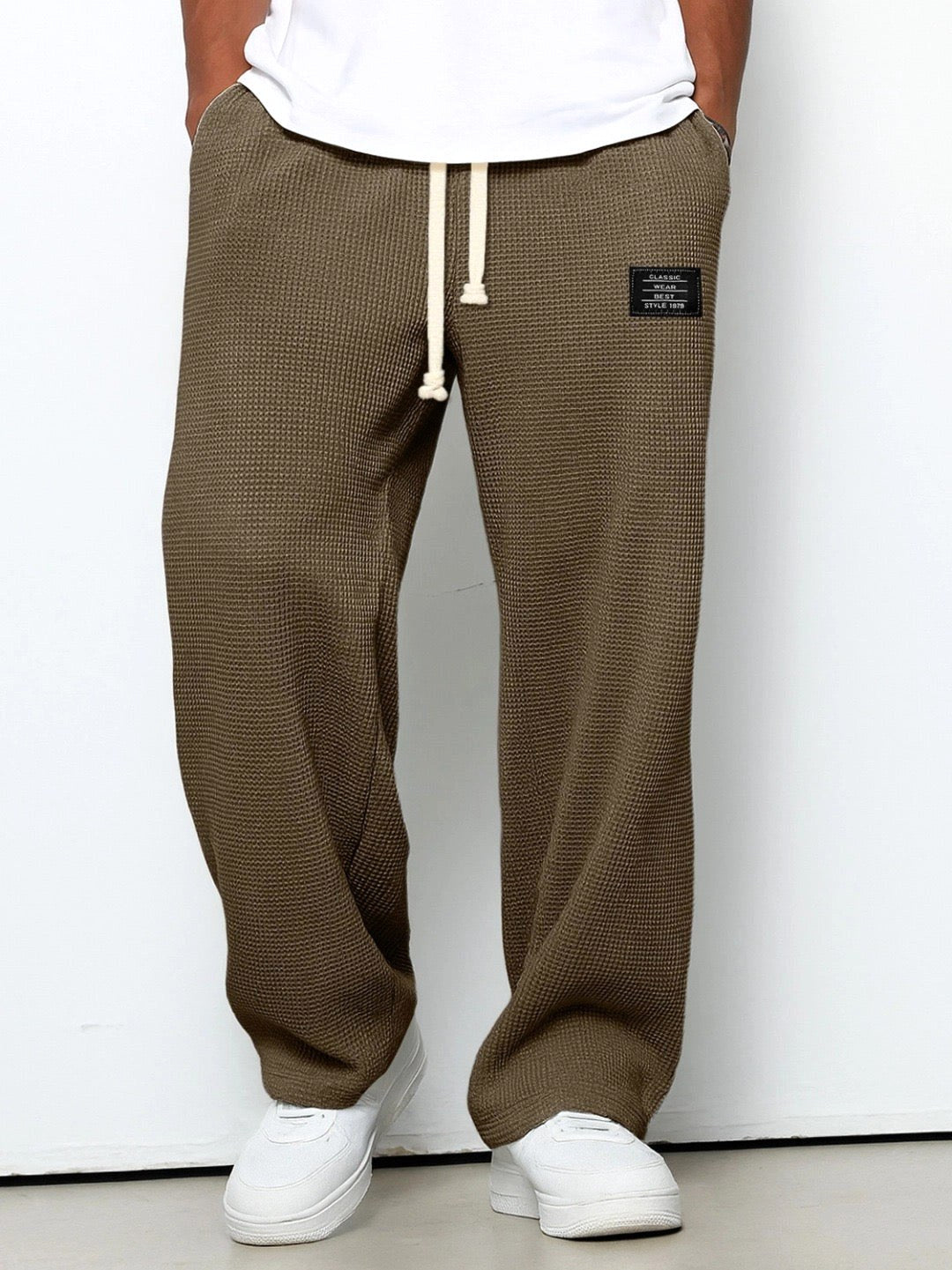 Graham | Women's Relaxed Lace Trousers, Straight-Leg Everyday Trousers | My Sweet Wardrobe