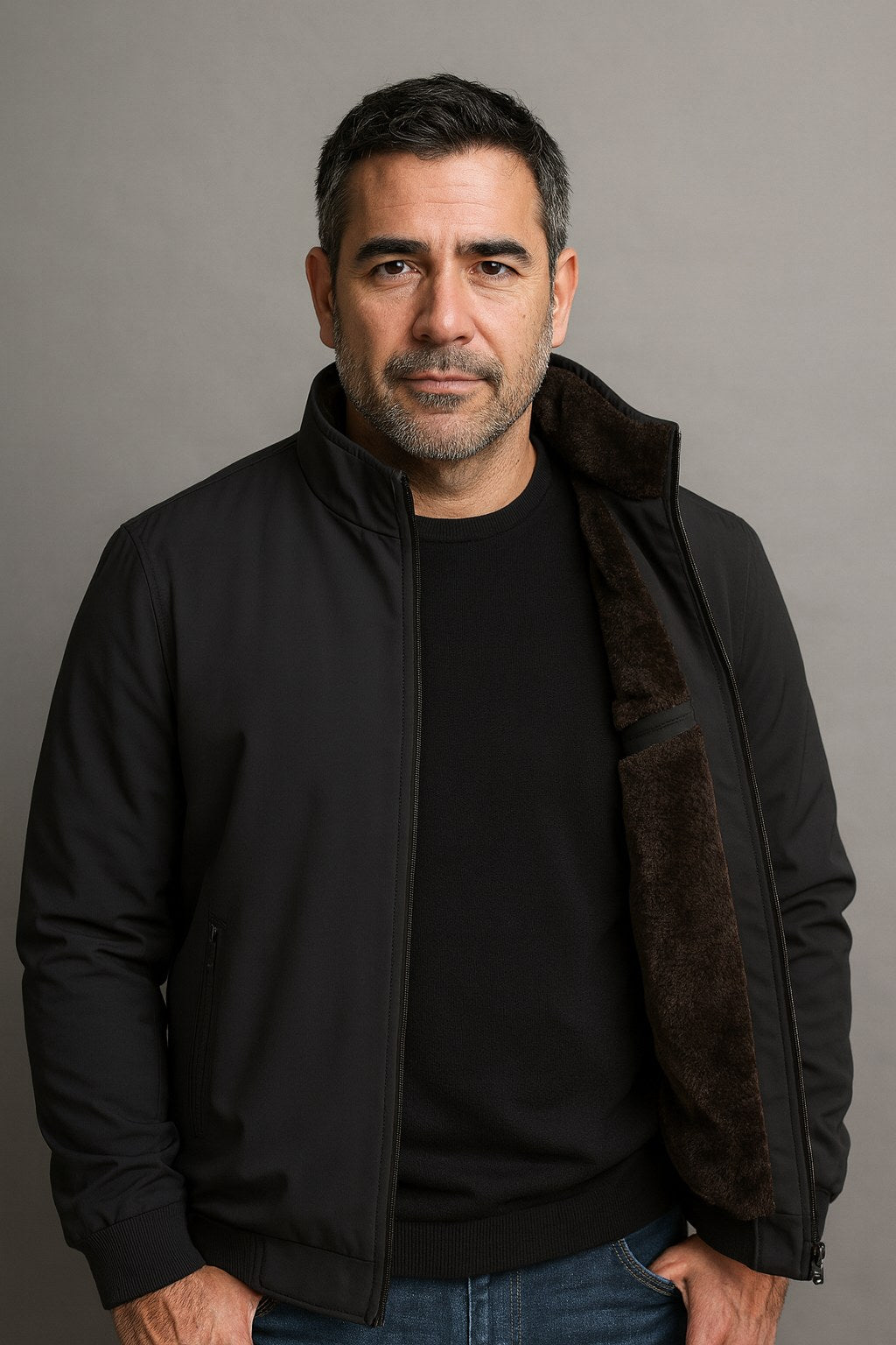 Grant | Men's Waterproof Jacket with Thermal Fleece Lining, Smart Autumn Coat | My Sweet Wardrobe