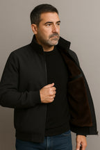 Grant | Men's Waterproof Jacket with Thermal Fleece Lining, Smart Autumn Coat | My Sweet Wardrobe