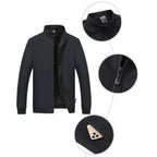 Grant | Men's Waterproof Jacket with Thermal Fleece Lining, Smart Autumn Coat | My Sweet Wardrobe