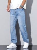 Gregory | Men's Cotton-Blend Pants in Solid Colour, Relaxed-Fit Jeans | My Sweet Wardrobe