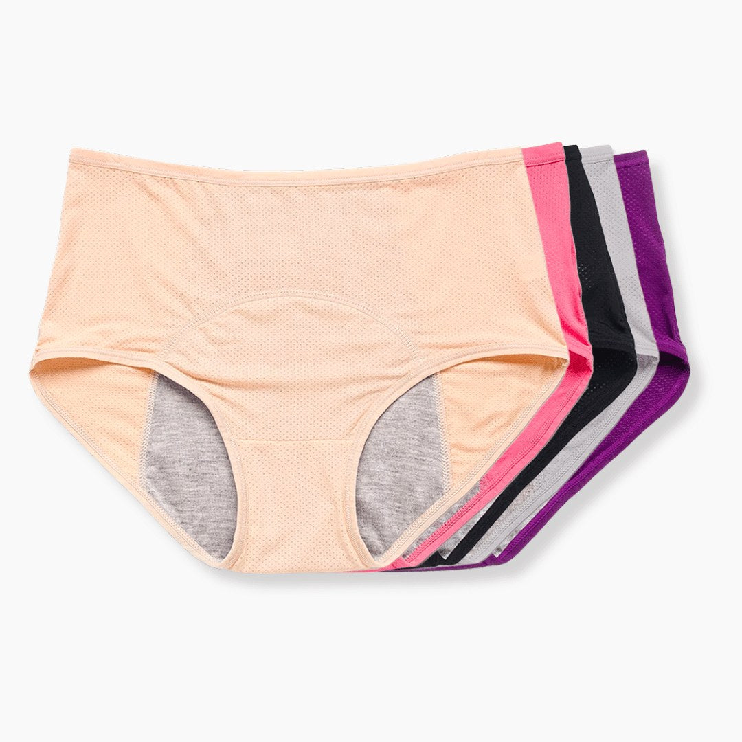 Hannah | Women's Leak-Protection Briefs with Comfort Technology, Discreet Protective Briefs | My Sweet Wardrobe | Beige