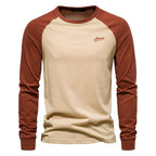 Hannes | Men's Long-Sleeve Shirt with Contrast Detail, Sporty Long-Sleeve Shirt | My Sweet Wardrobe | Green