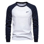 Hannes | Men's Long-Sleeve Shirt with Contrast Detail, Sporty Long-Sleeve Shirt | My Sweet Wardrobe | Green