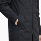 Hans | Men's Weatherproof Coat with Padding, Modern Winter Coat | My Sweet Wardrobe | Black