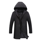 Hans | Men's Weatherproof Coat with Padding, Modern Winter Coat | My Sweet Wardrobe | Black