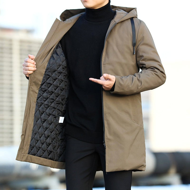 Hans | Men's Weatherproof Coat with Padding, Modern Winter Coat | My Sweet Wardrobe | Black