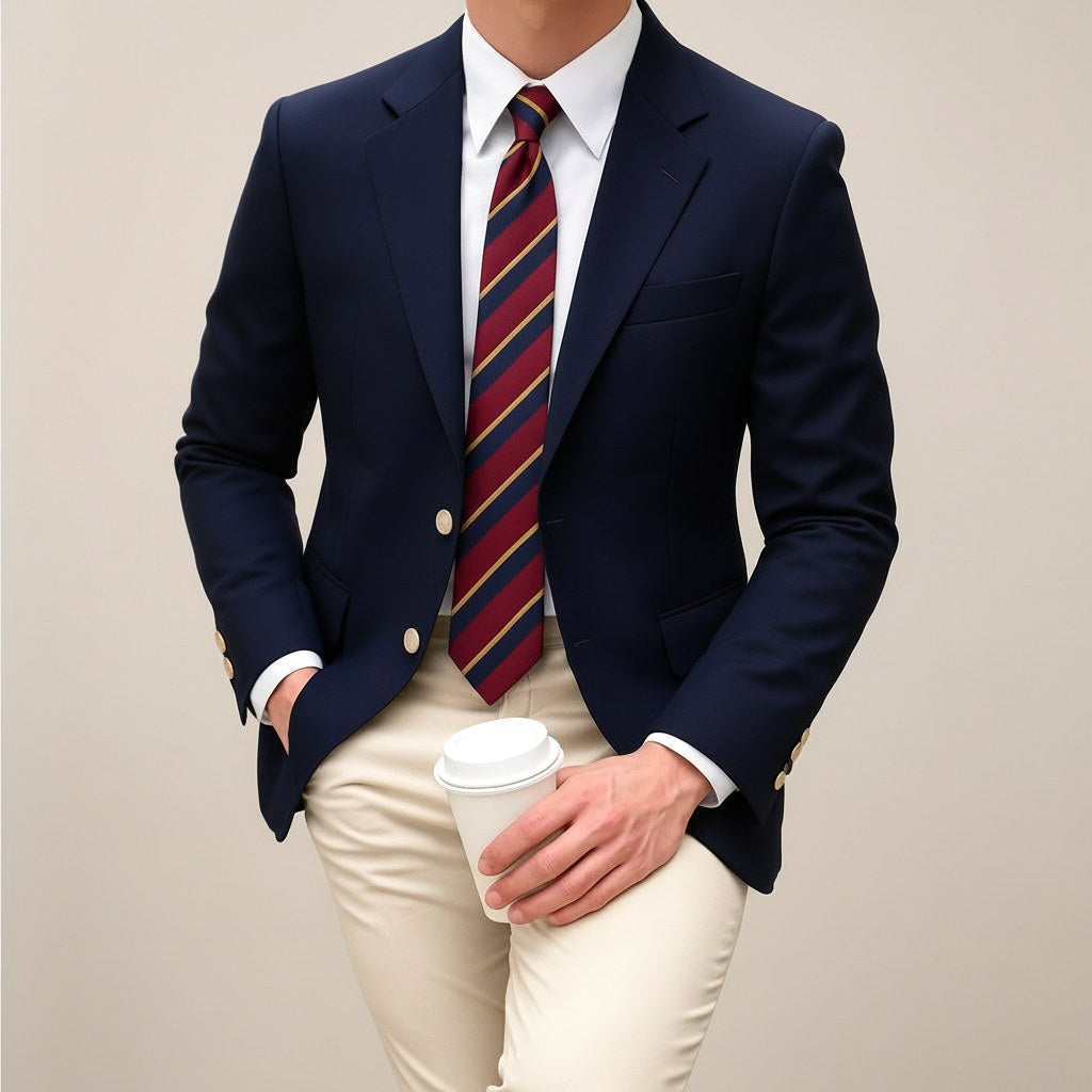 Harrison | Men's Tailored Blazer Jacket, Smart Structured Blazer Suit | My Sweet Wardrobe