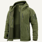 Harrison | Men's Warm Tactical Fleece Jacket, Hooded Outdoor Jacket | My Sweet Wardrobe