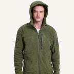 Harrison | Men's Warm Tactical Fleece Jacket, Hooded Outdoor Jacket | My Sweet Wardrobe | Dark Grey