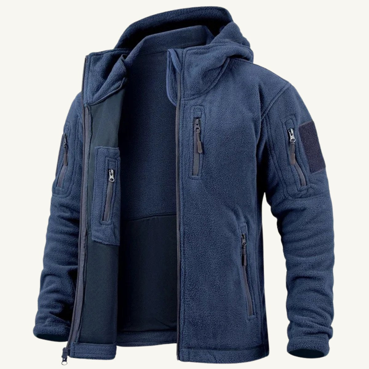 Harrison | Men's Warm Tactical Fleece Jacket, Hooded Outdoor Jacket | My Sweet Wardrobe