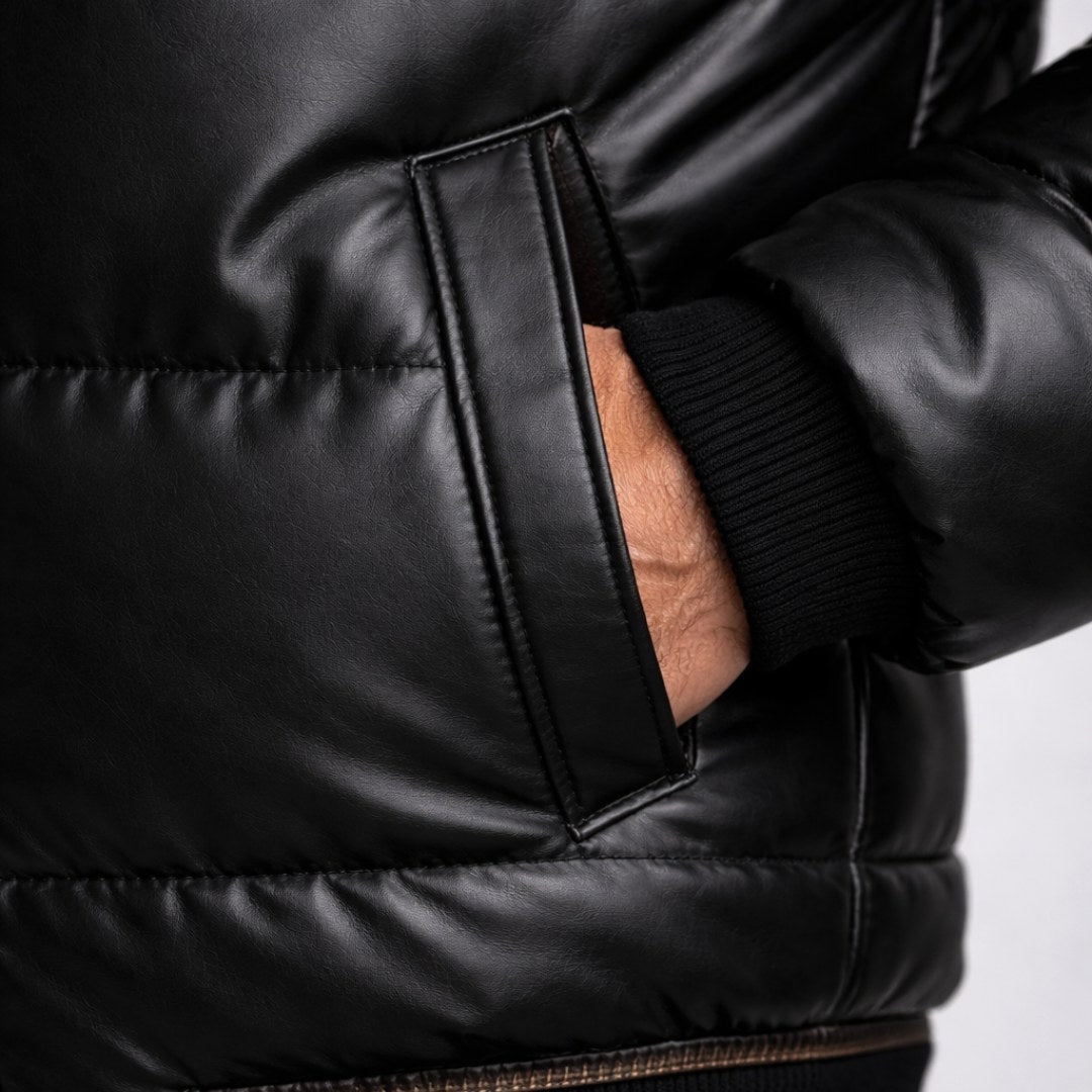 Hartmut | Men's Quilted Jacket with Hood, Lightweight Autumn Jacket | My Sweet Wardrobe