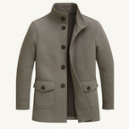 Hayes | Men's Tailored Wool Overcoat, Smart Wool Coat | My Sweet Wardrobe