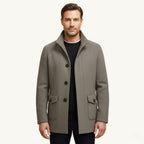 Hayes | Men's Tailored Wool Overcoat, Smart Wool Coat | My Sweet Wardrobe