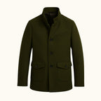 Hayes | Men's Tailored Wool Overcoat, Smart Wool Coat | My Sweet Wardrobe