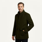 Hayes | Men's Tailored Wool Overcoat, Smart Wool Coat | My Sweet Wardrobe