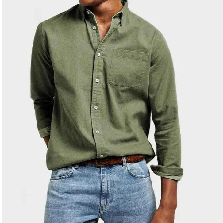 Henry | Men's Tailored Cotton Shirt, Smart Everyday Shirt | My Sweet Wardrobe