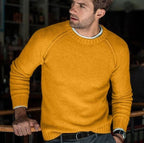 Hermann | Men's Knit Jumper with Timeless Design, Classic Men's Jumper | My Sweet Wardrobe | White
