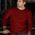 Hermann | Men's Knit Jumper with Timeless Design, Classic Men's Jumper | My Sweet Wardrobe | White