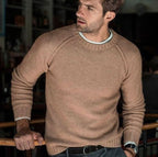 Hermann | Men's Knit Jumper with Timeless Design, Classic Men's Jumper | My Sweet Wardrobe | White