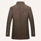 Hudson | Men's Premium Wool Overcoat, Tailored Winter Coat | My Sweet Wardrobe