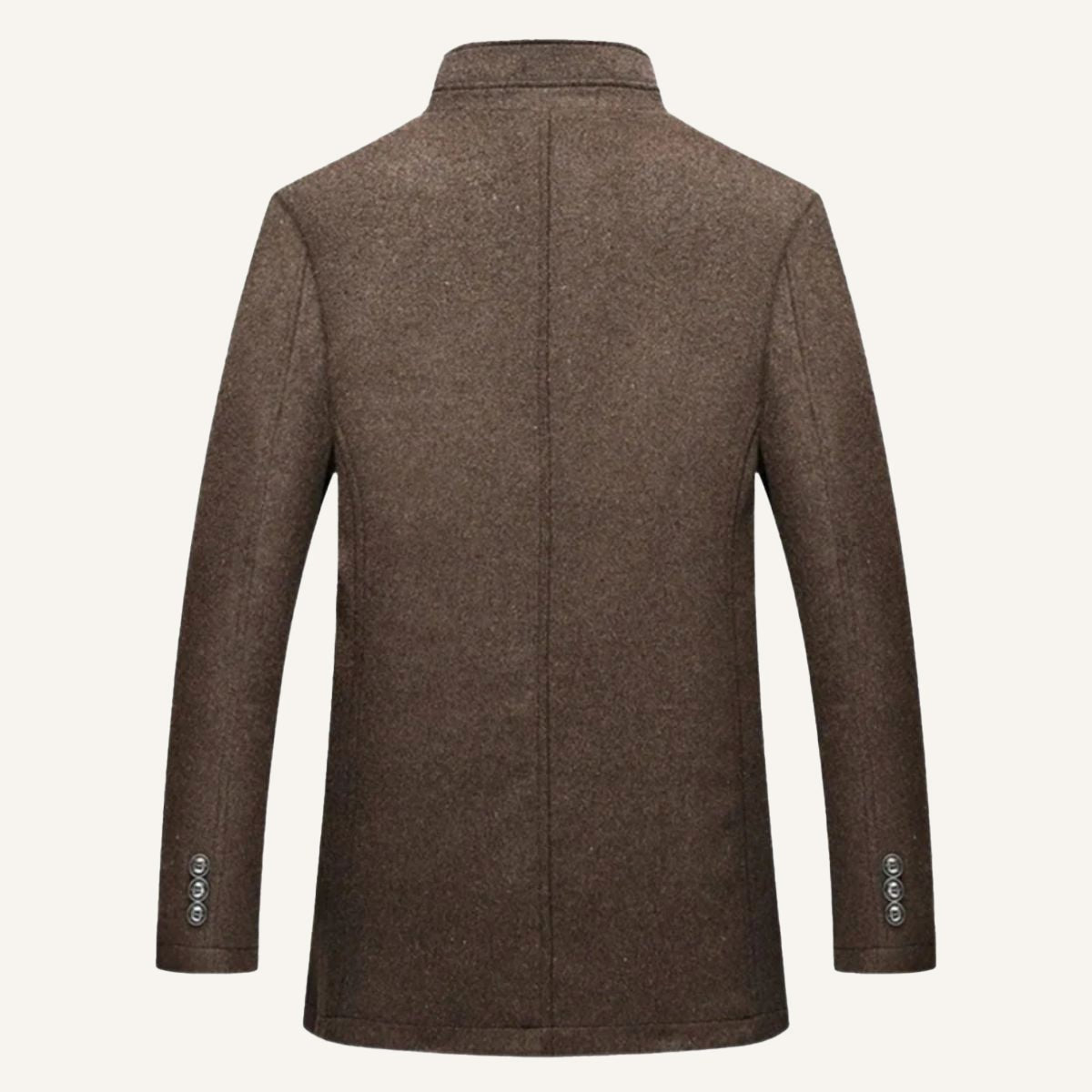 Hudson | Men's Premium Wool Overcoat, Tailored Winter Coat | My Sweet Wardrobe