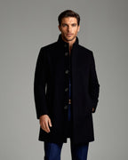 Hudson | Men's Premium Wool Overcoat, Tailored Winter Coat | My Sweet Wardrobe