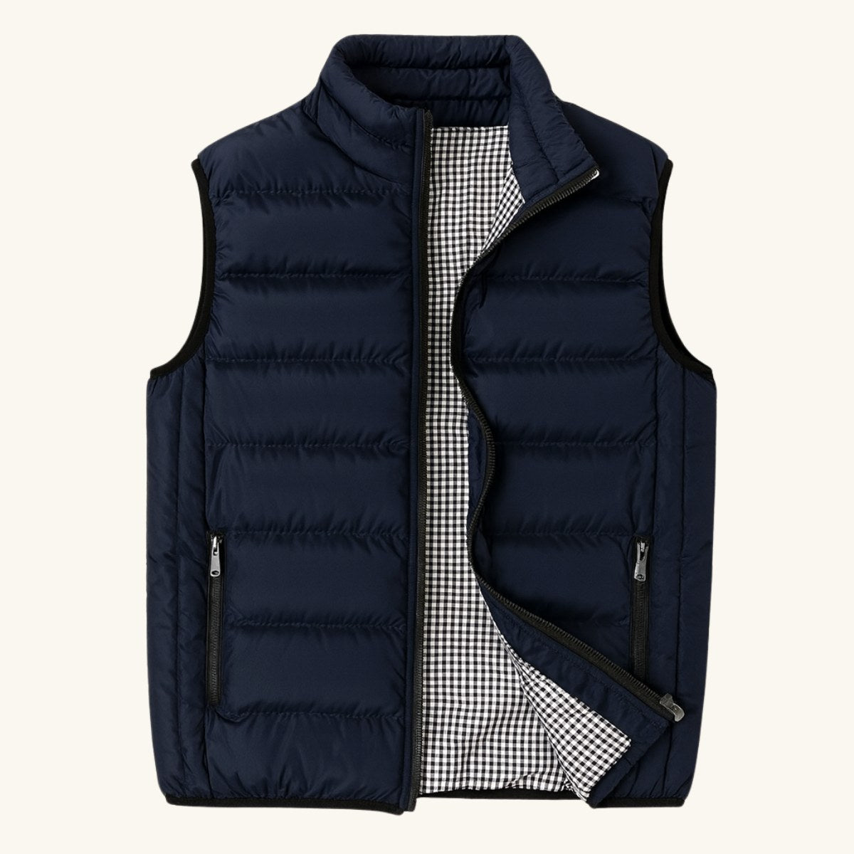 Hunter | Men's Quilted Puffer Gilet, Sleeveless Layering Gilet | My Sweet Wardrobe