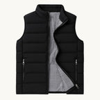 Hunter | Men's Quilted Puffer Gilet, Sleeveless Layering Gilet | My Sweet Wardrobe