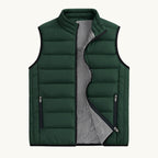 Hunter | Men's Quilted Puffer Gilet, Sleeveless Layering Gilet | My Sweet Wardrobe
