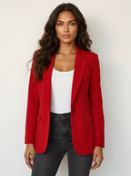 Imogen | Women's Tailored Blazer, Fitted Smart Jacket | My Sweet Wardrobe | Khaki