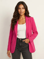 Imogen | Women's Tailored Blazer, Fitted Smart Jacket | My Sweet Wardrobe | Beige