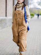 Iris | Women's Cotton Adjustable Dungarees, Functional Work Dungarees | My Sweet Wardrobe