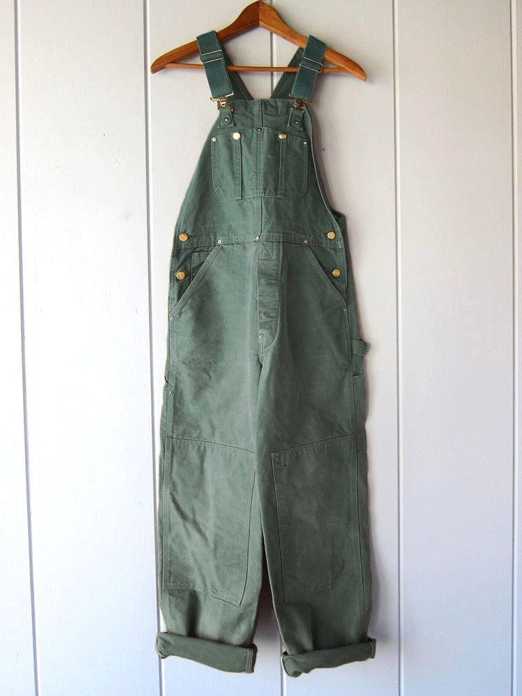 Iris | Women's Cotton Adjustable Dungarees, Functional Work Dungarees | My Sweet Wardrobe