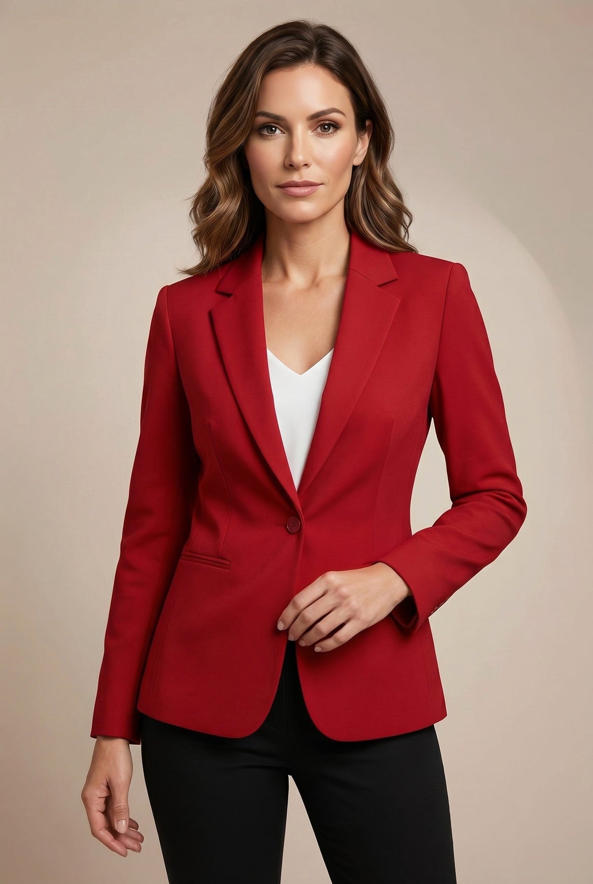 Isaline | Women's Tailored Blazer, Slim Fit Lapel Collar Trouser Suit | My Sweet Wardrobe