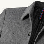 Jackson | Men's Wool Blend Tailored Coat, Longline Autumn Coat | My Sweet Wardrobe