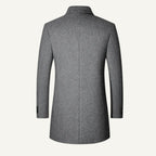 Jackson | Men's Wool Blend Tailored Coat, Longline Autumn Coat | My Sweet Wardrobe