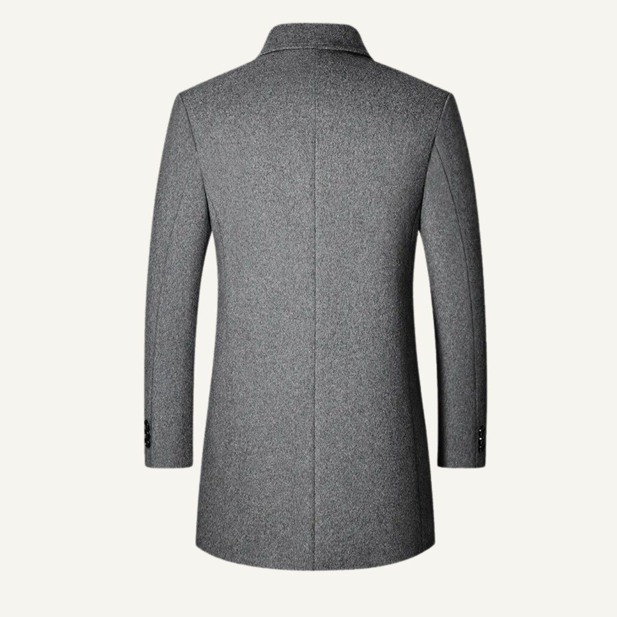 Jackson | Men's Wool Blend Tailored Coat, Longline Autumn Coat | My Sweet Wardrobe