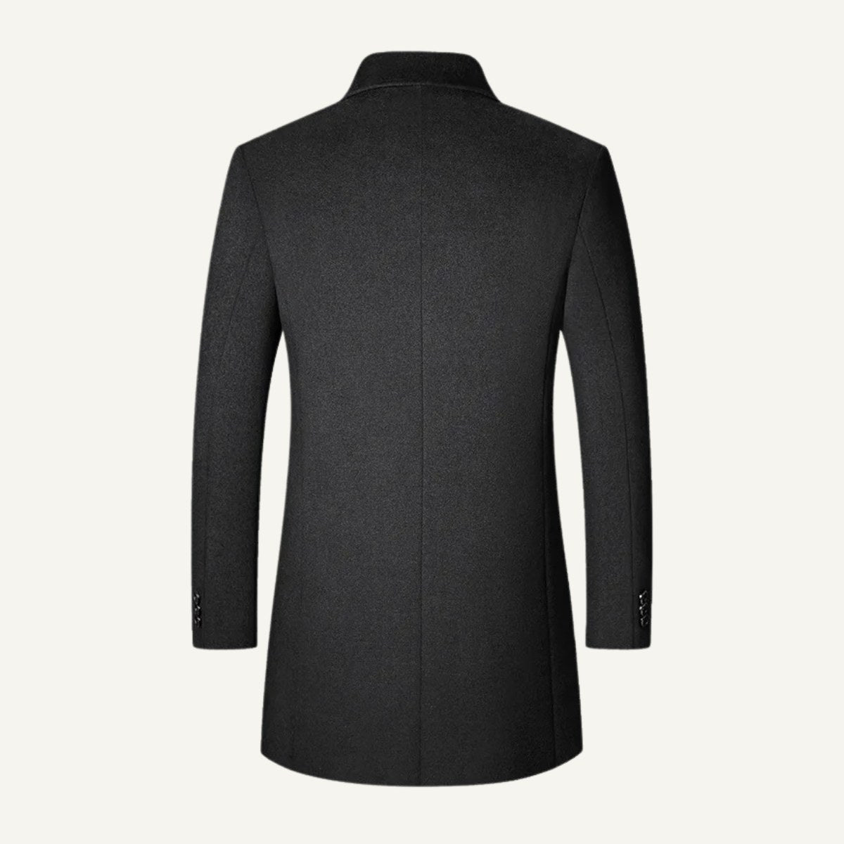Jackson | Men's Wool Blend Tailored Coat, Longline Autumn Coat | My Sweet Wardrobe