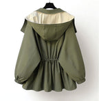 Jacqueline | Women's Oversized Layered Jacket, Practical Autumn Jacket | My Sweet Wardrobe
