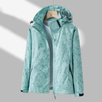 Janet | Women's Lightweight Waterproof Hooded Jacket, Practical Outdoor Jacket | My Sweet Wardrobe | Green