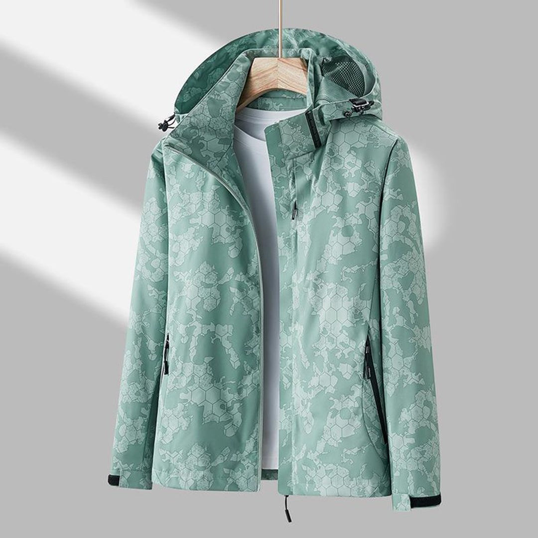 Janet | Women's Lightweight Waterproof Hooded Jacket, Practical Outdoor Jacket | My Sweet Wardrobe | Black