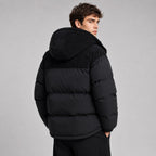 Jared | Men's Oversized Padded Puffer Jacket, Hooded Winter Coat | My Sweet Wardrobe | Khaki