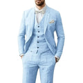 Johannes | Men's Three-Piece Suit in Royal Blue, Wedding Suit | My Sweet Wardrobe | Light Blue
