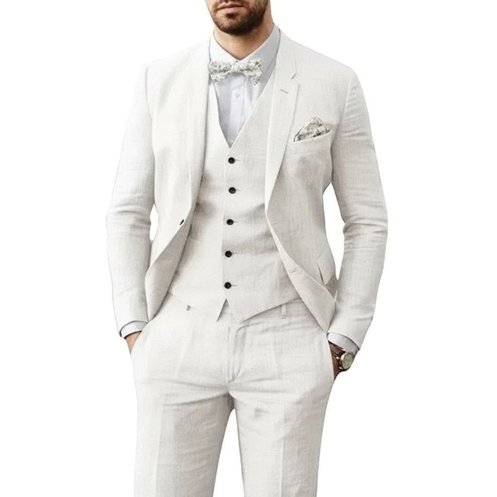 Johannes | Men's Three-Piece Suit in Royal Blue, Wedding Suit | My Sweet Wardrobe | Light Blue